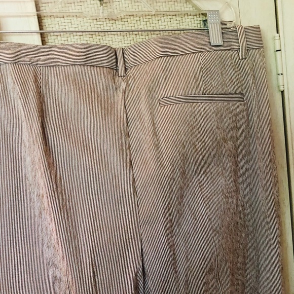 Theory Treeca 4  Seersucker Pants NWT Size 8 - Picture 7 of 7